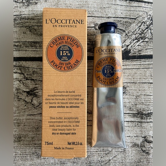 NWT. New in box. Authentic L'Occitane dry skin foot cream 75 ml tube. - Picture 1 of 14